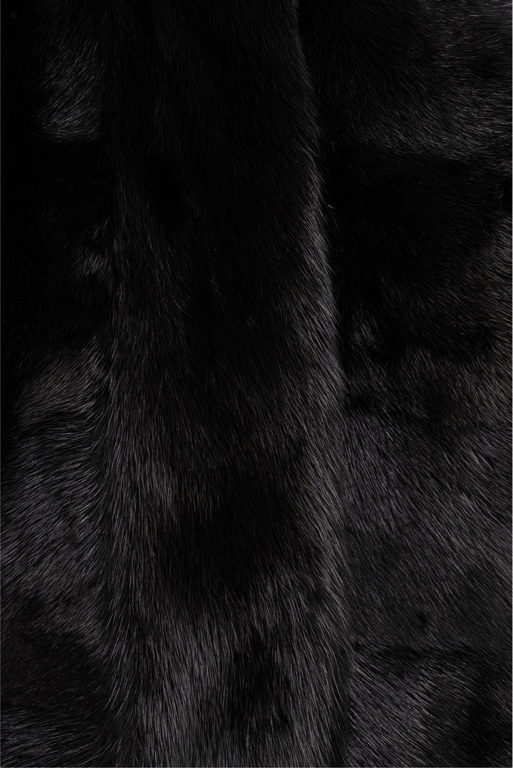 Inshan Size L Fur Skin Short Sleeve Jacket