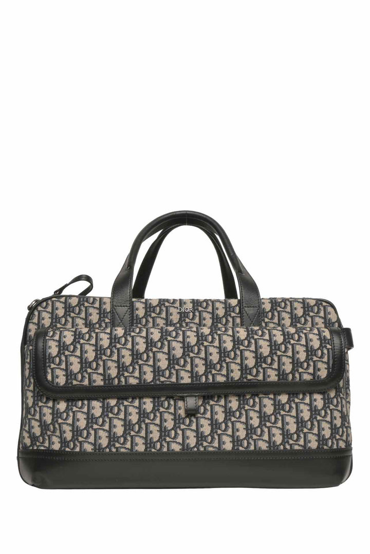 Dior Oblique Jacquard Hit The Road Pet Carrier Tote
