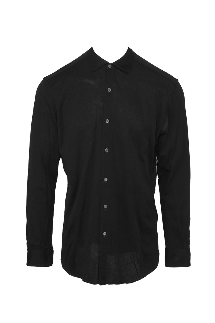 Zegna Size L Men's Shirt Long Sleeve