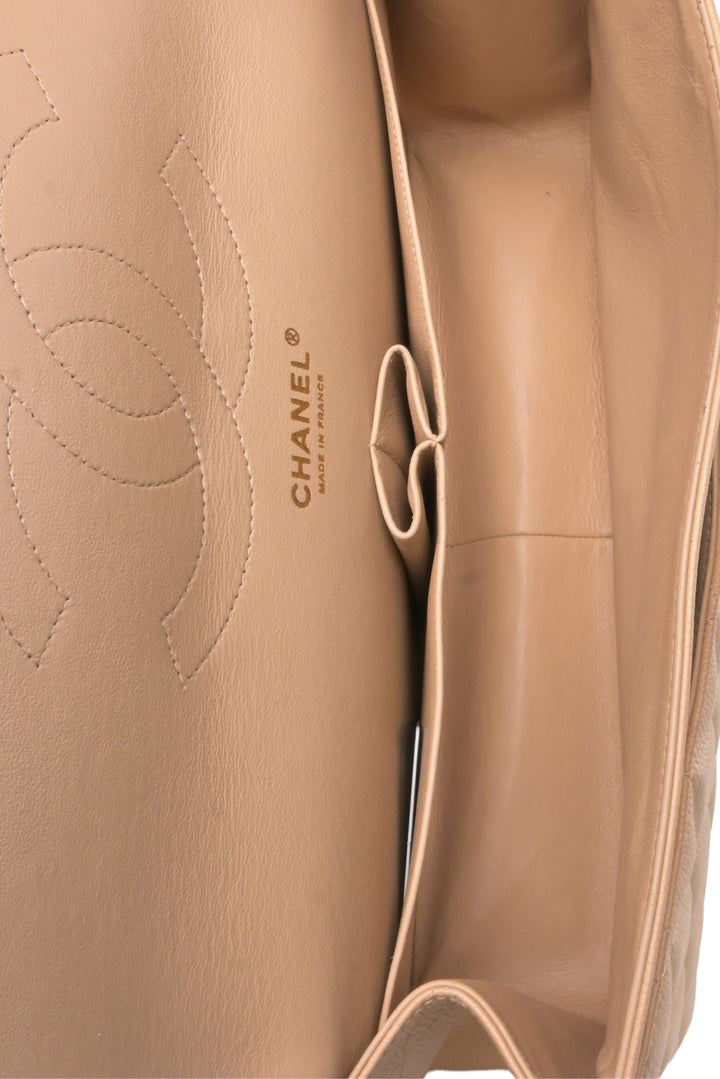 Chanel Jumbo Caviar Leather Double Flap Bag