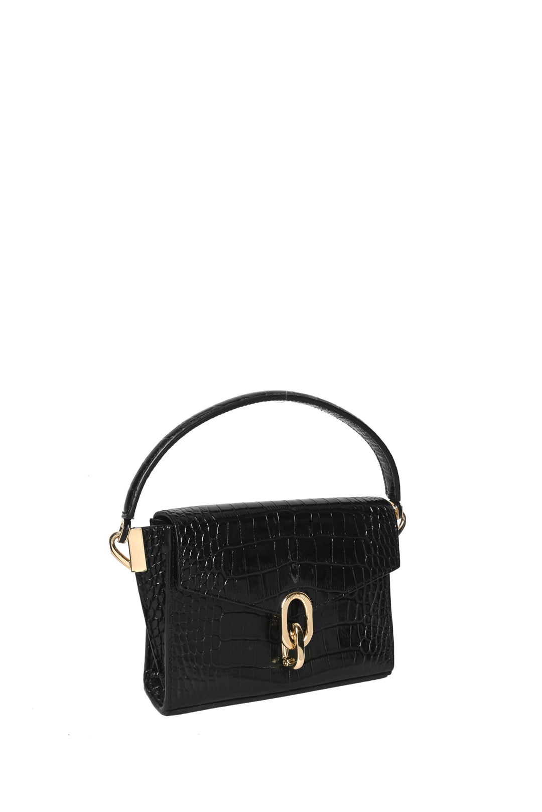 Anine Bing Croc Embossed Colette Crossbody