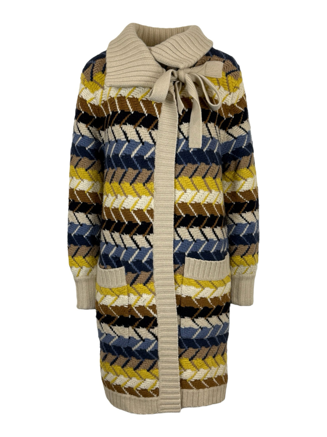 Chloe Size XS Wool & Cashmere Midi Cardigan