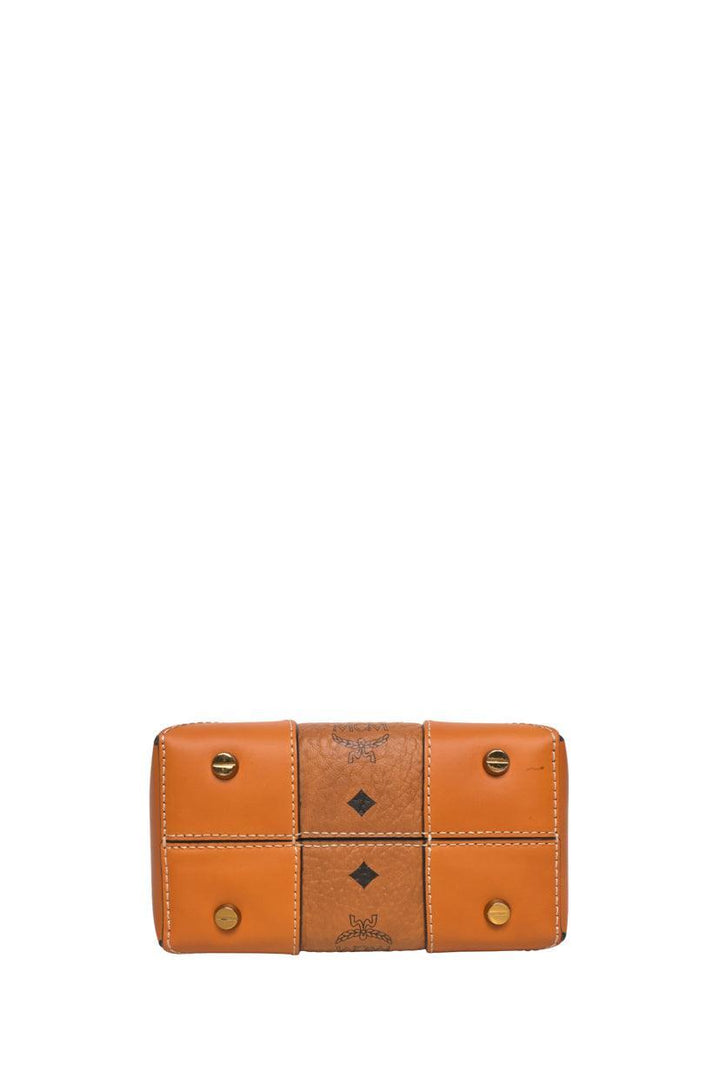 MCM Soft Berlin Visetos North/South Crossbody