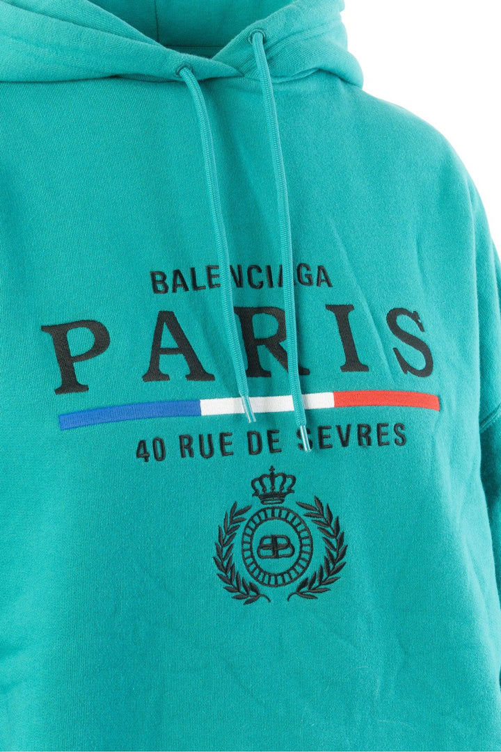 Balenciaga Size M 2019 Paris Flag Hoodie