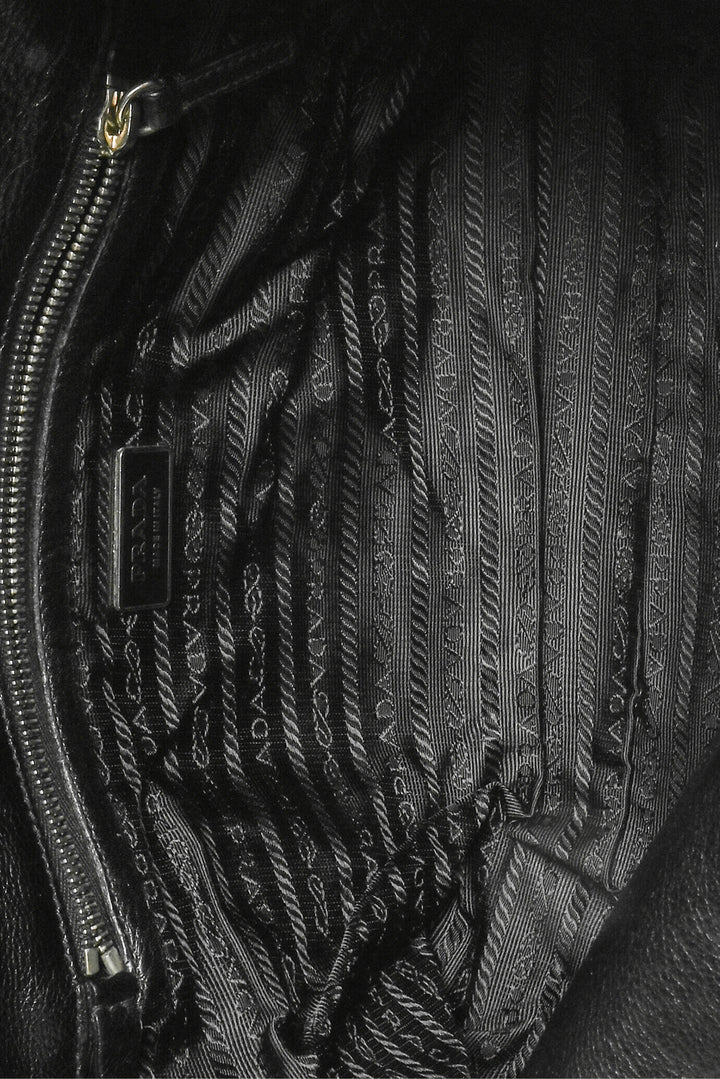 Prada Vintage Easy Pushlock Sybille Shoulder Bag