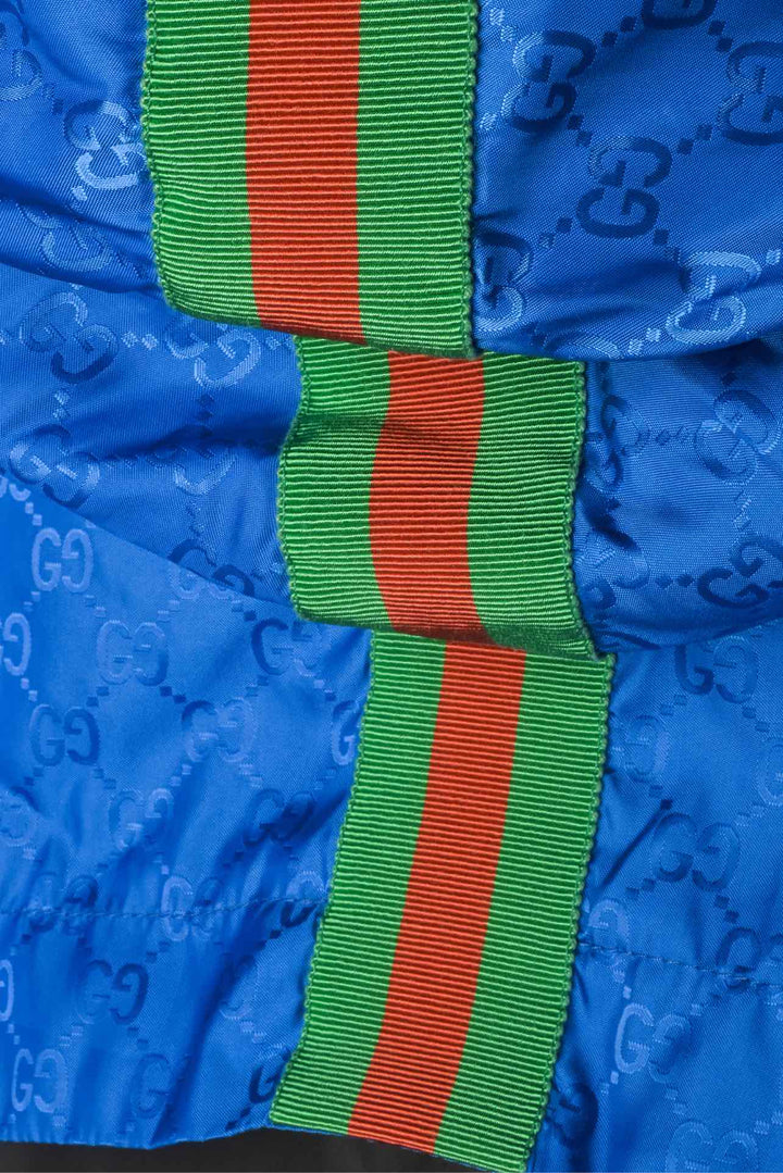 Gucci Size S Men's GG Nylon Hooded Windbreaker Jacket