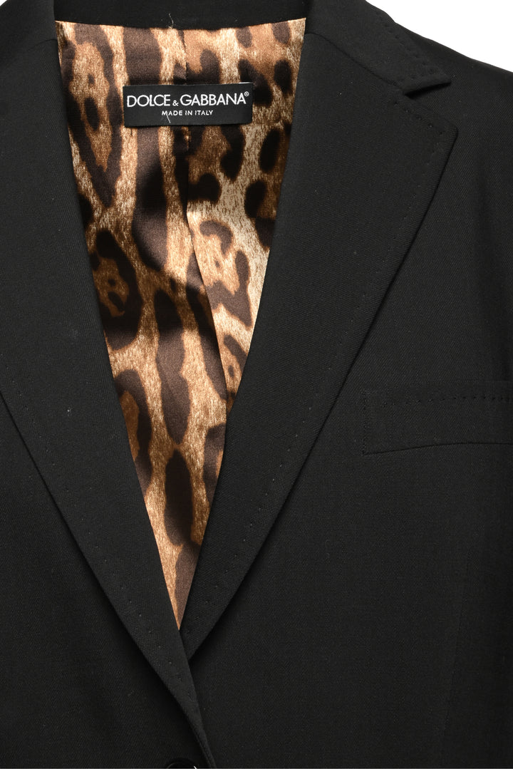 Dolce & Gabbana Size 44 Wool Single Breasted Blazer