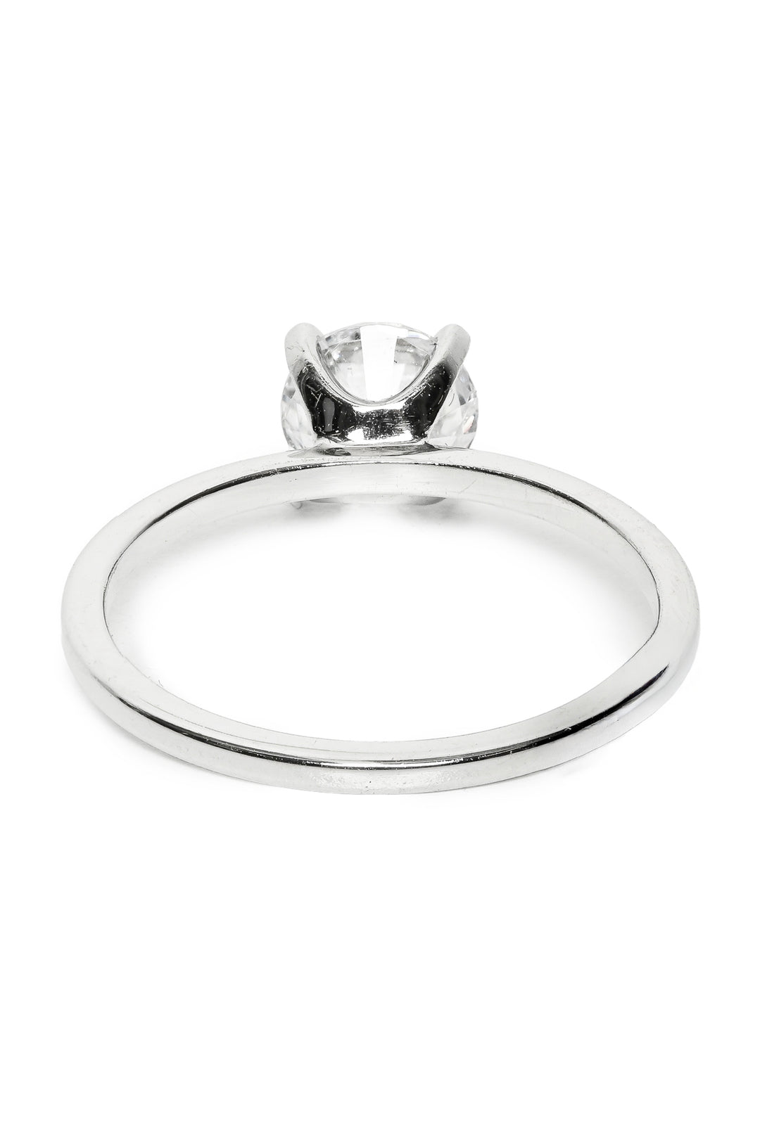 Pandora Size 7 14k White Gold 1ct Lab Grown Diamond Ring