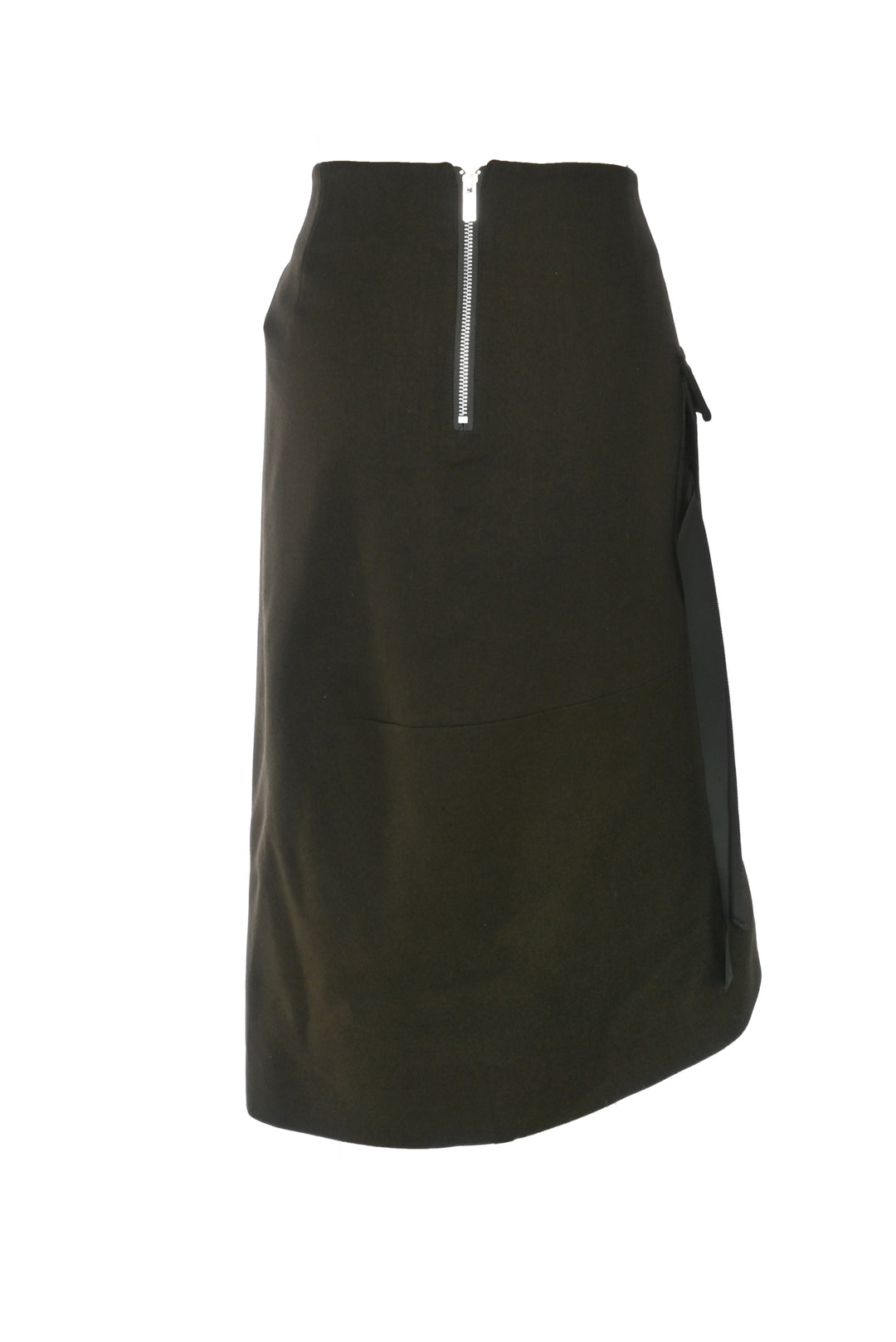 Sacai Size 3 Asymmetric Side Slit Skirt