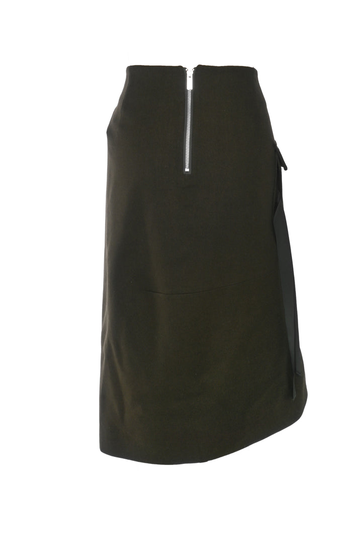 Sacai Size 3 Asymmetric Side Slit Skirt