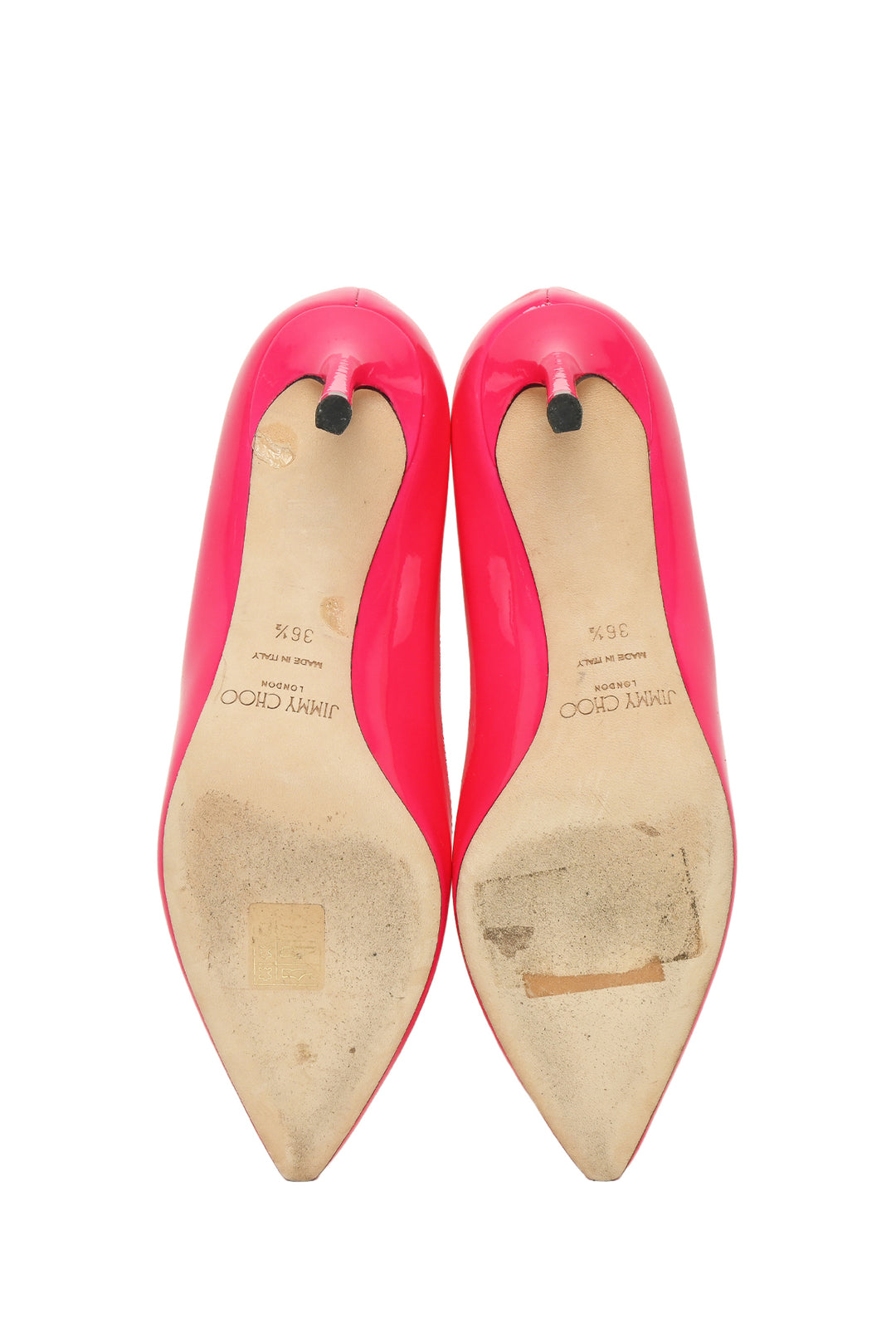 Jimmy Choo Size 36.5 Romy Patent Leather Pumps