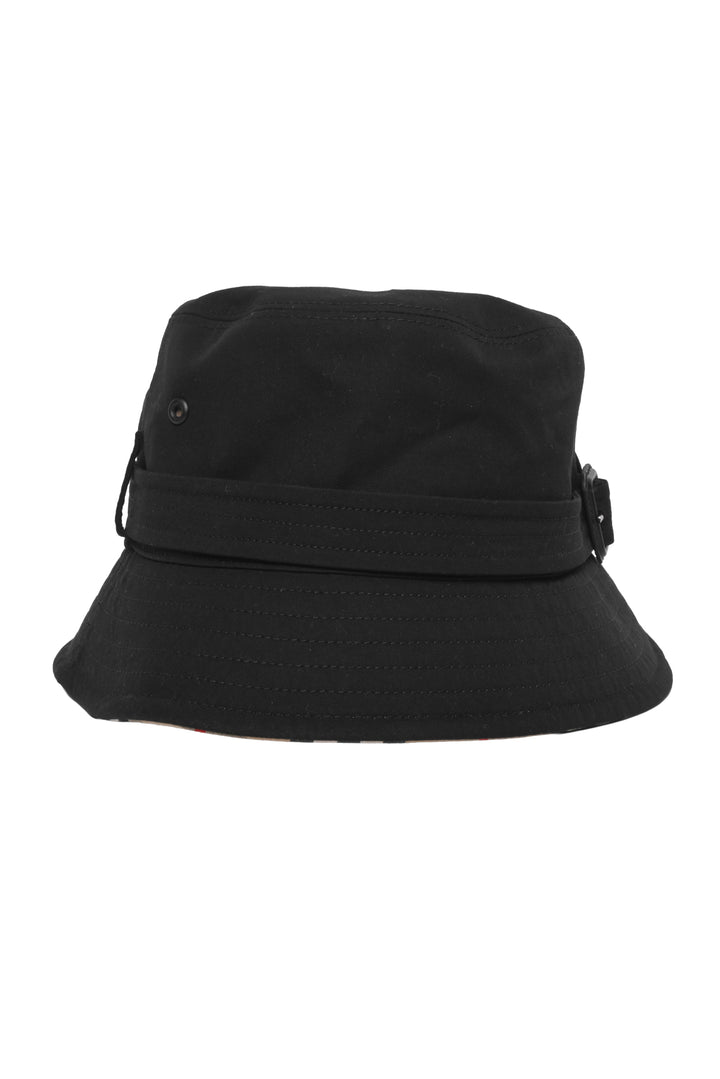 Burberry Size M Cotton Gabardine Belted Bucket Hat