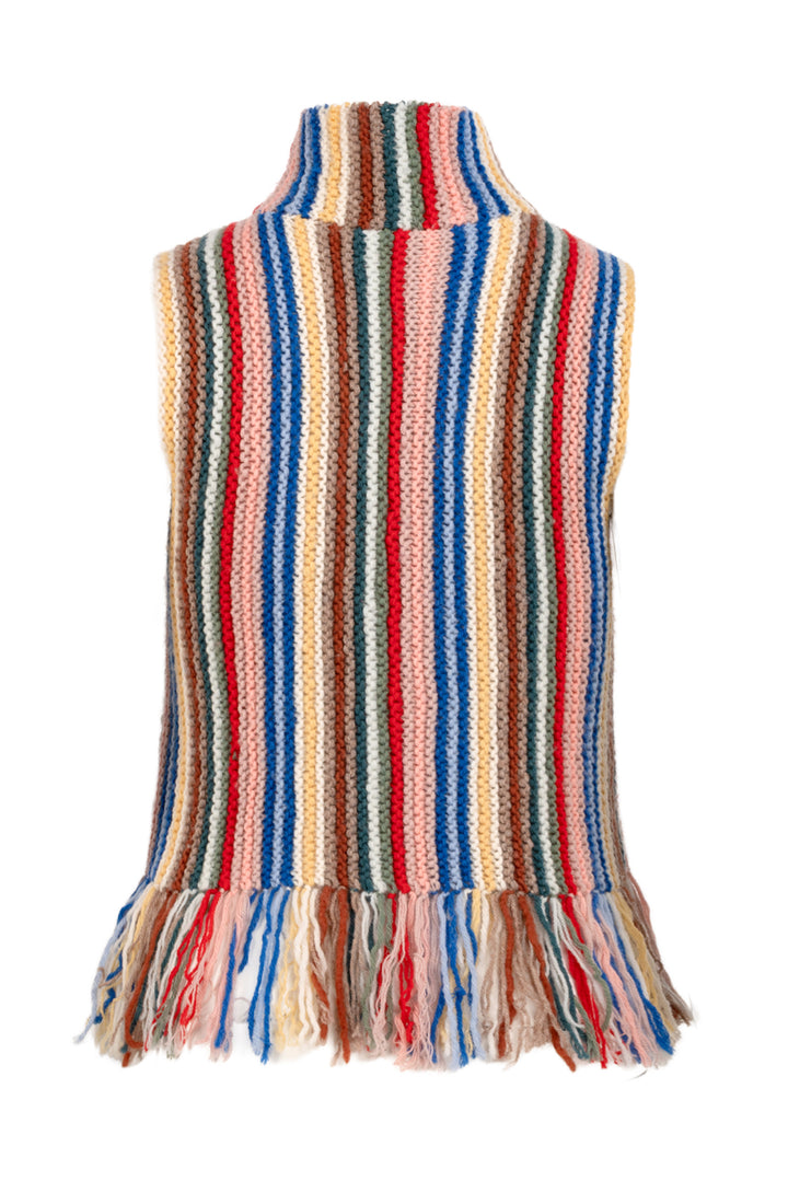 Sea New York Size XS Olina Ombre Knit Turtle Neck Sleeveless Sweater