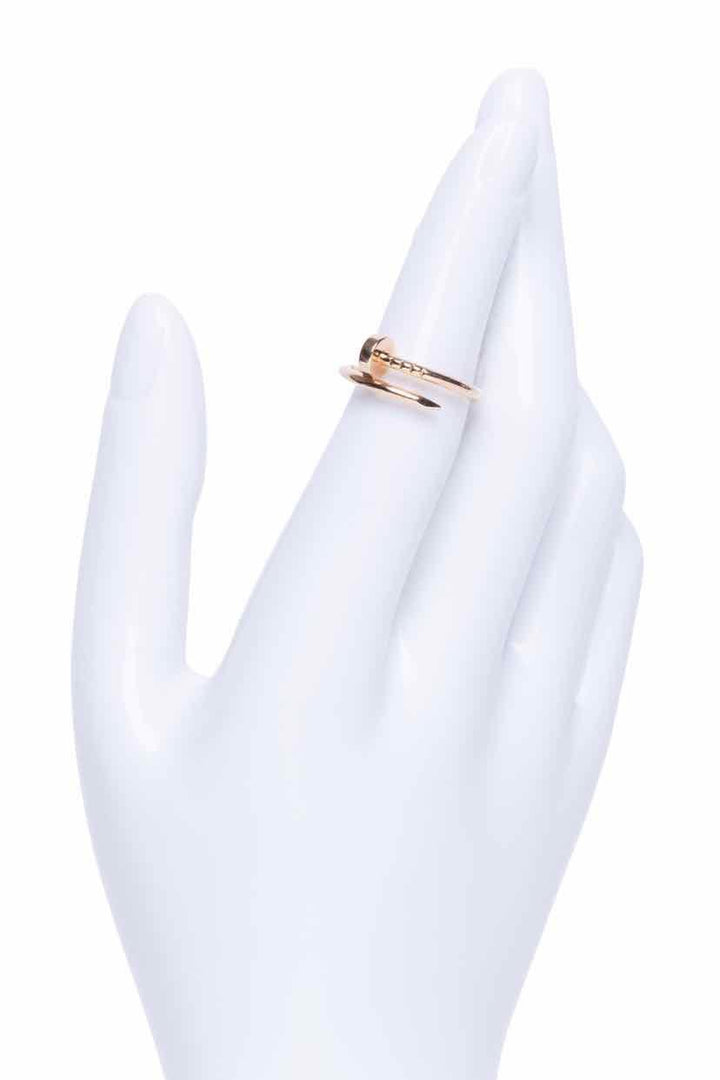 Cartier Size 6 18K Rose Gold Small Juste un Clou Ring