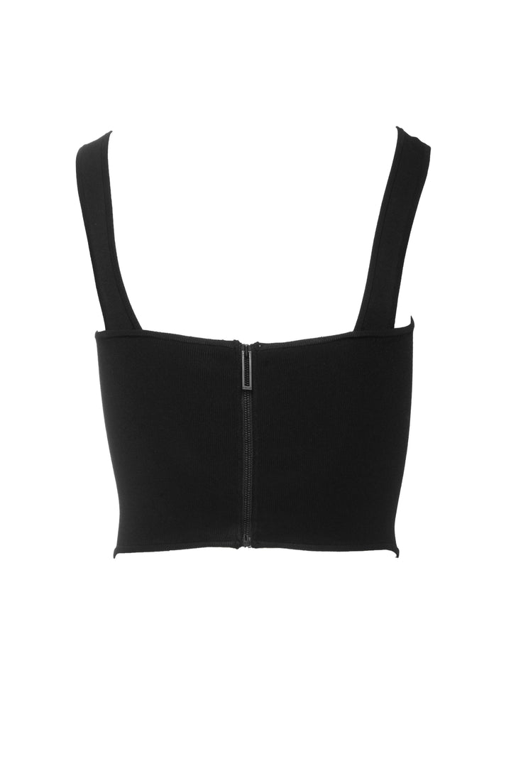 Dion Lee Size XXS/XS Square Neck Pointelle Corset Tank Top