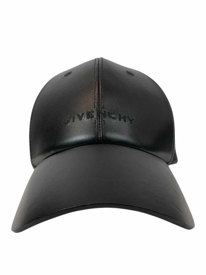 Givenchy Size OS Men's Leather Logo Baseball Cap Hat