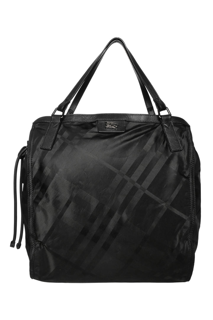 Burberry Check Nylon Buckleigh Tote