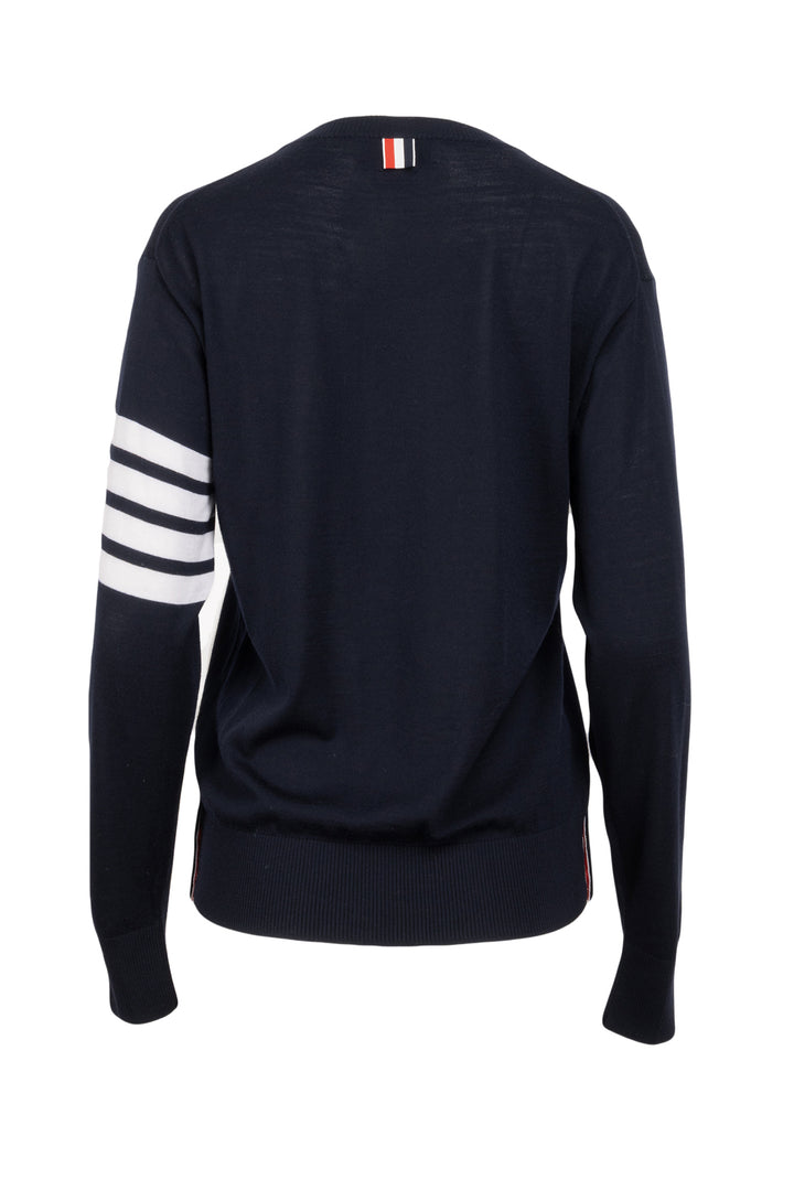 Thom Browne Size 2 Men's 4 Bar Wool Sweater