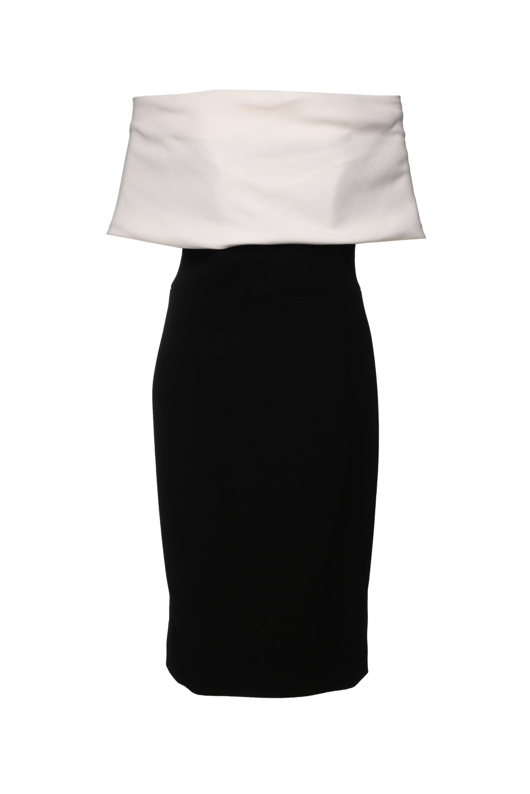 Lela Rose Size M Off The Shoulder Two Tone Dress