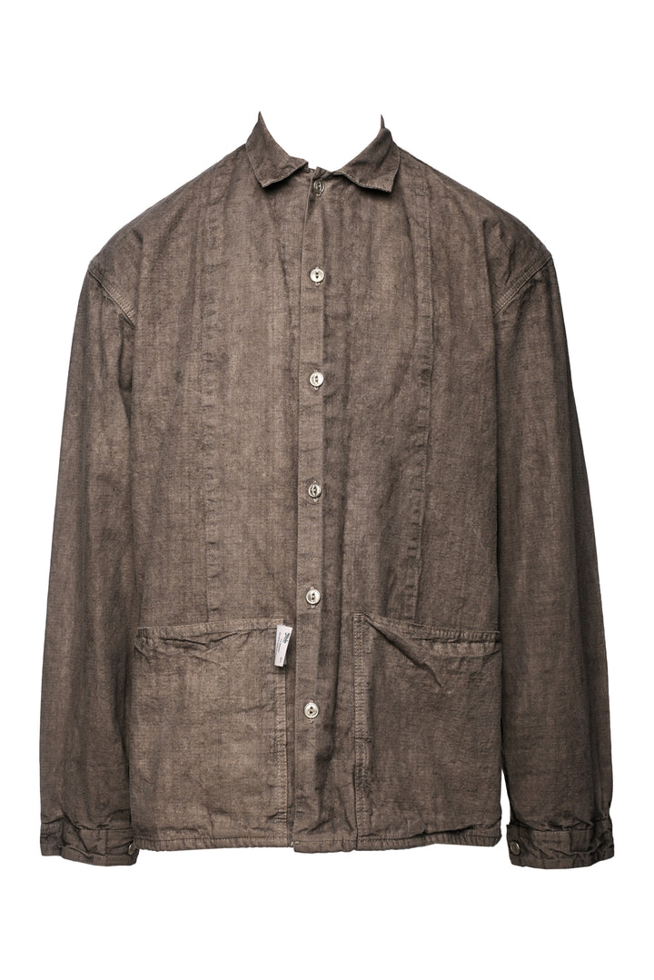 Tender Size M Men's Washed Cotton Drop Cloth Shirt Jacket