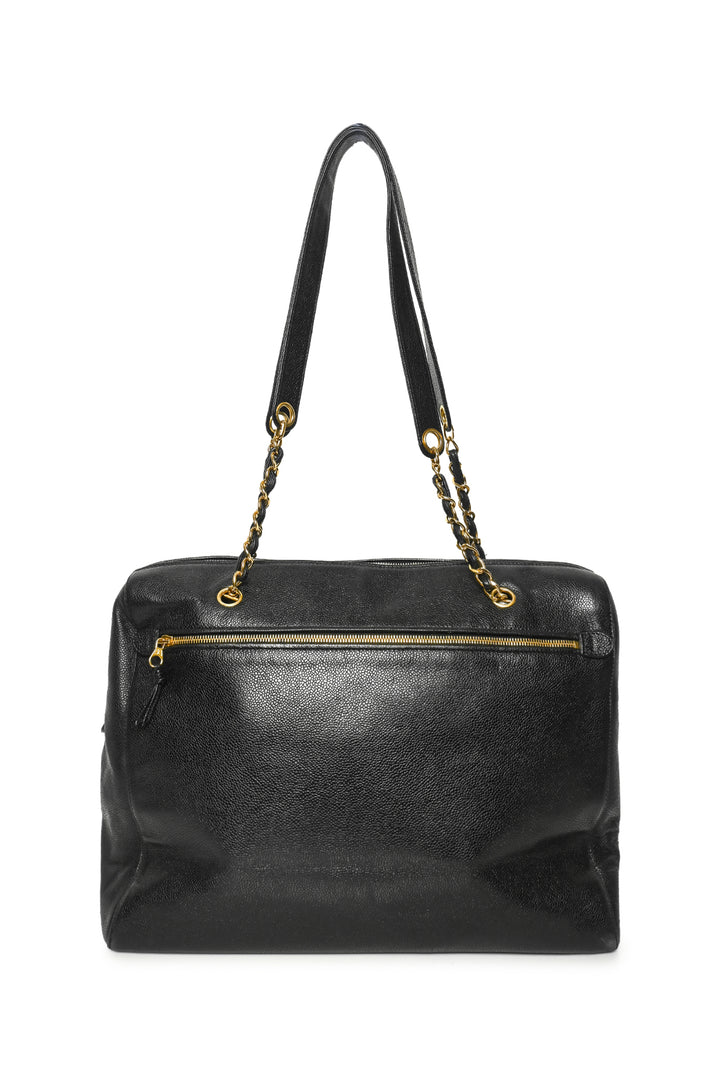 Chanel 1997-1999 Vintage CC Timeless Dome Tote