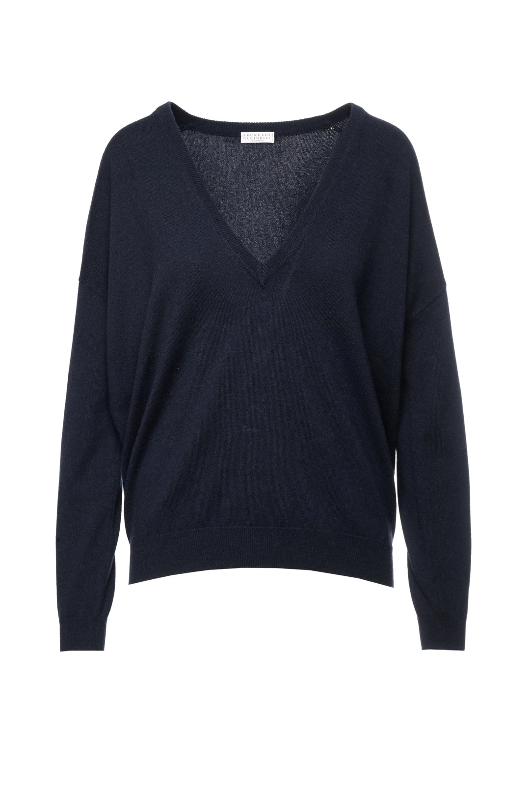 Brunello Cucinelli Size L V-Neck Cashmere Sweater