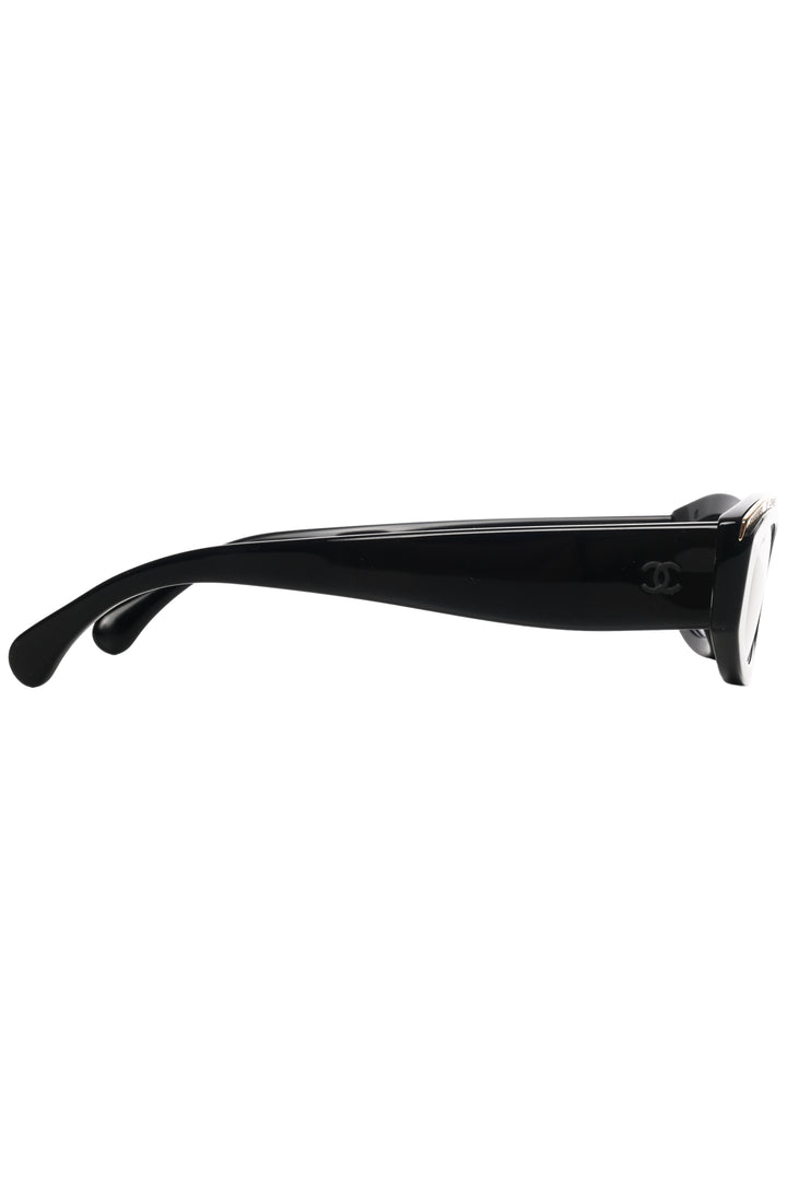 Chanel Logo Trim Cat Eye Sunglasses