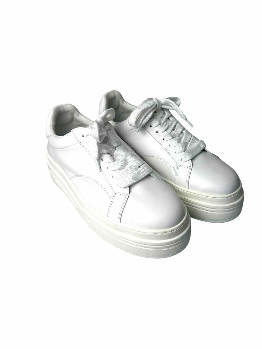 Lanvin Size 40 DDBP Platform Leather Sneaker