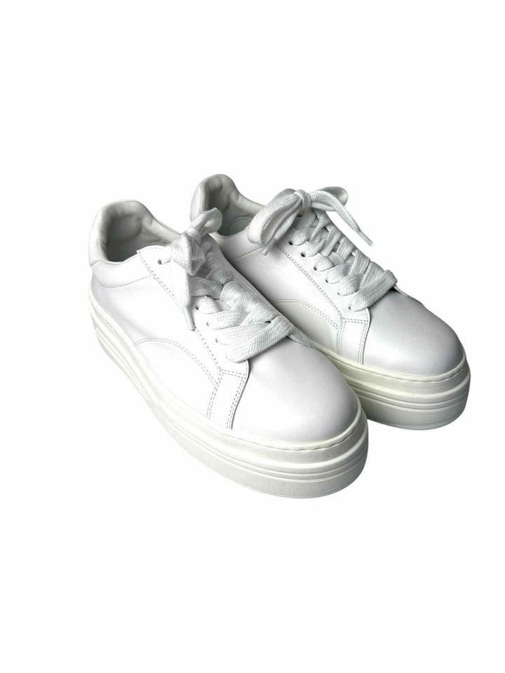 Lanvin Size 40 DDBP Platform Leather Sneaker