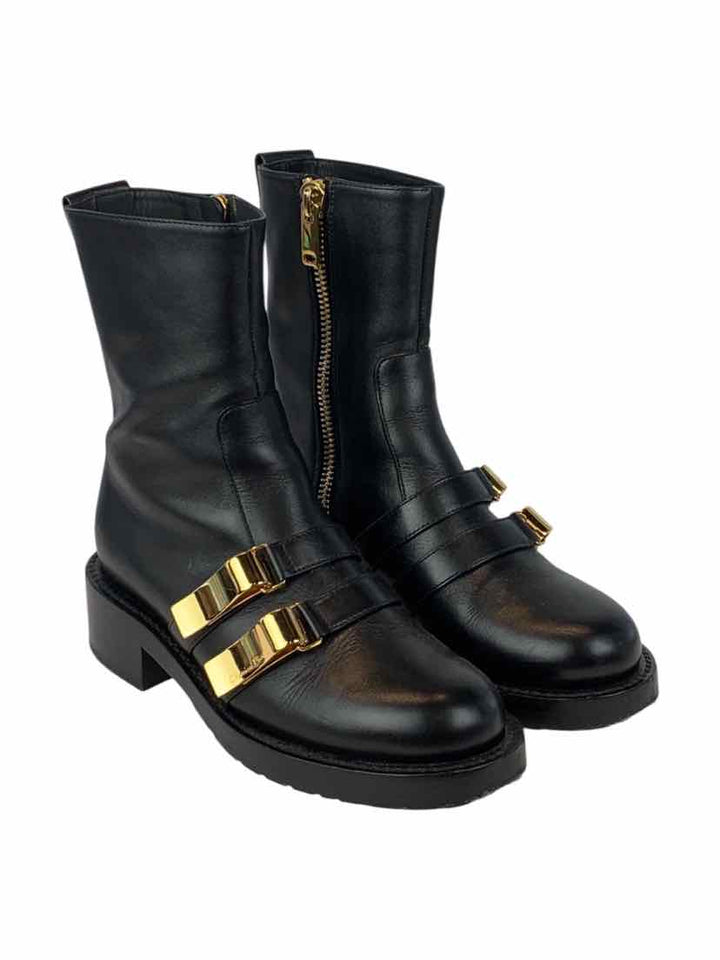 Christian Dior Size 36 D-Race Leather Boots