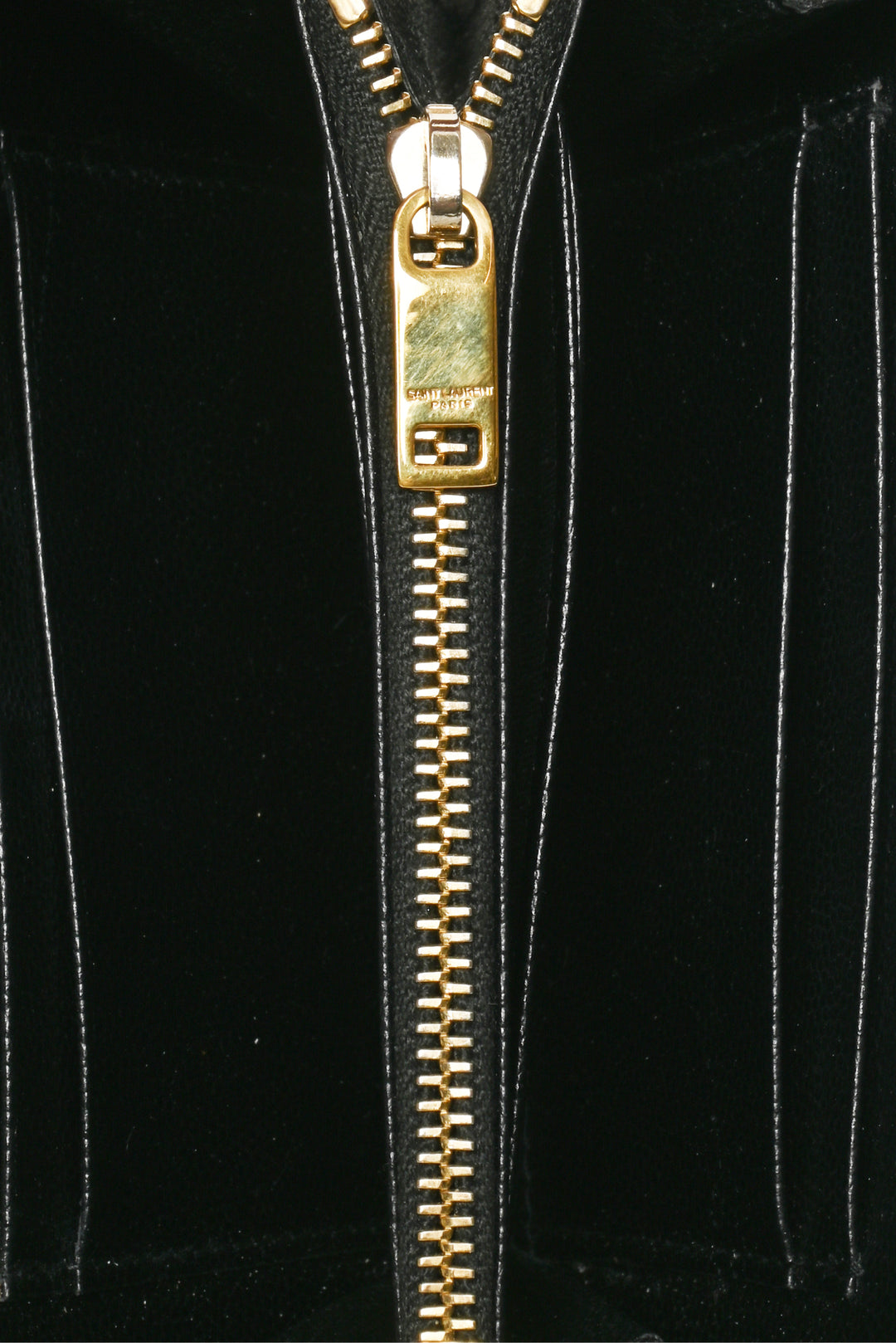 Saint Laurent Cassandre Matelasse Zip Wallet