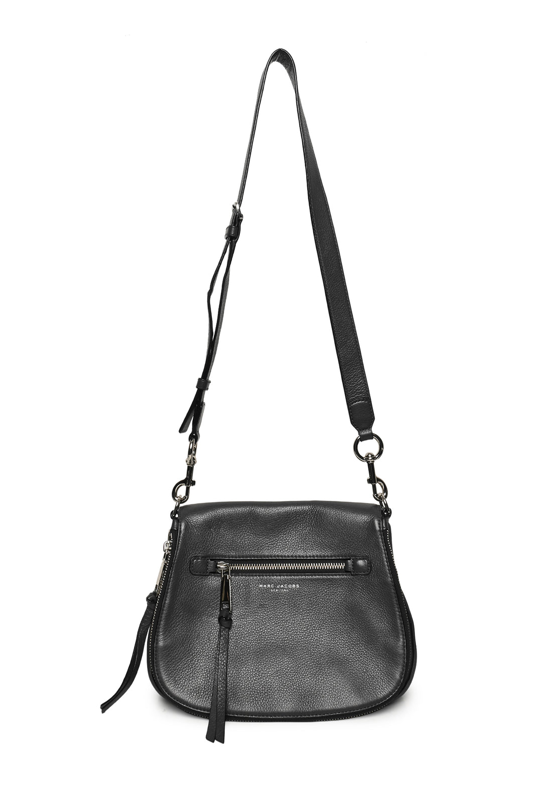 Marc Jacobs Pebbled Leather Recruit Nomad Saddle Crossbody Bag