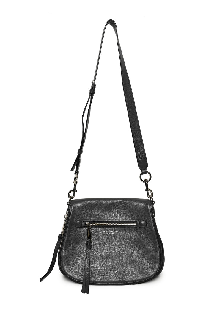 Marc Jacobs Pebbled Leather Recruit Nomad Saddle Crossbody Bag