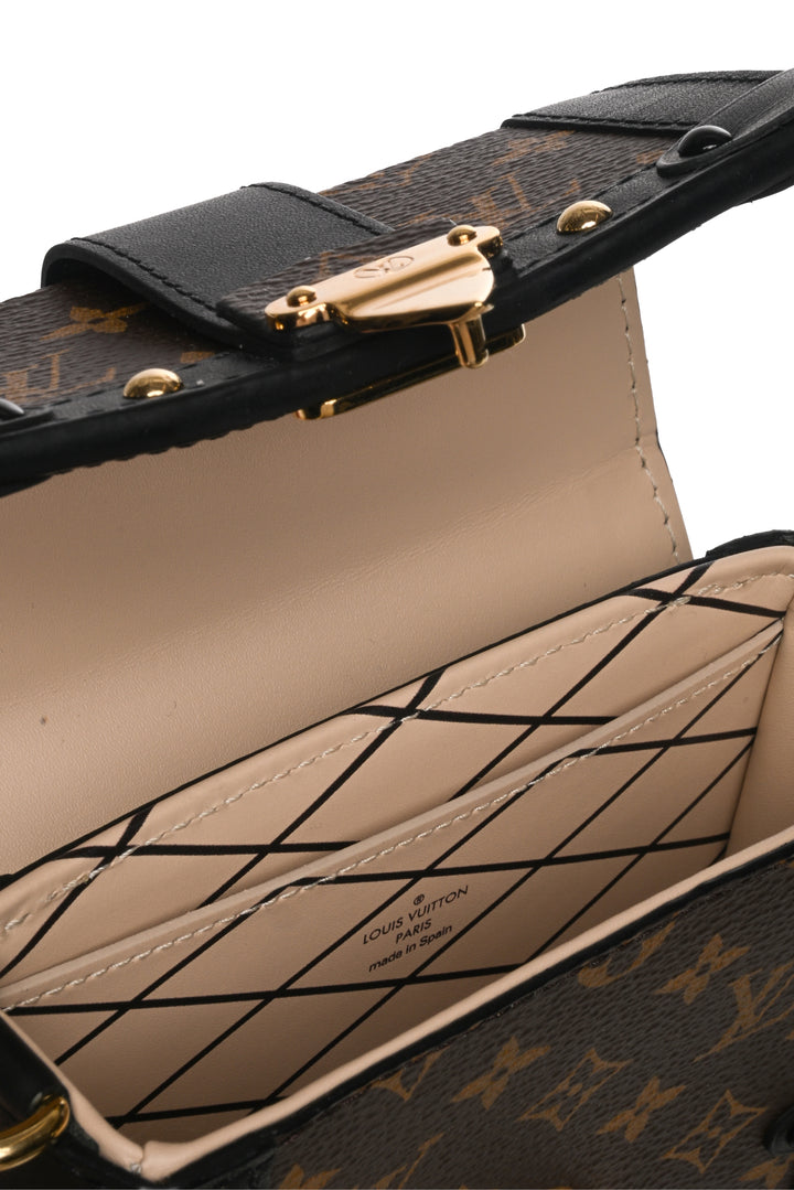 Louis Vuitton 2019 Monogram Vertical Trunk Pochette Bag