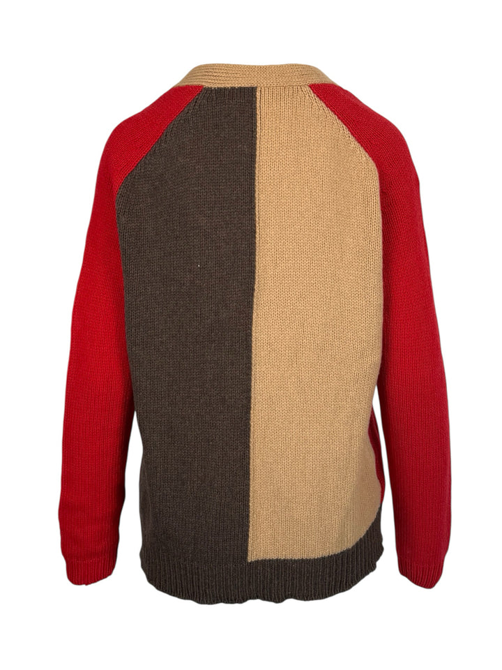 Marni Size 36 Color Block Cardigan