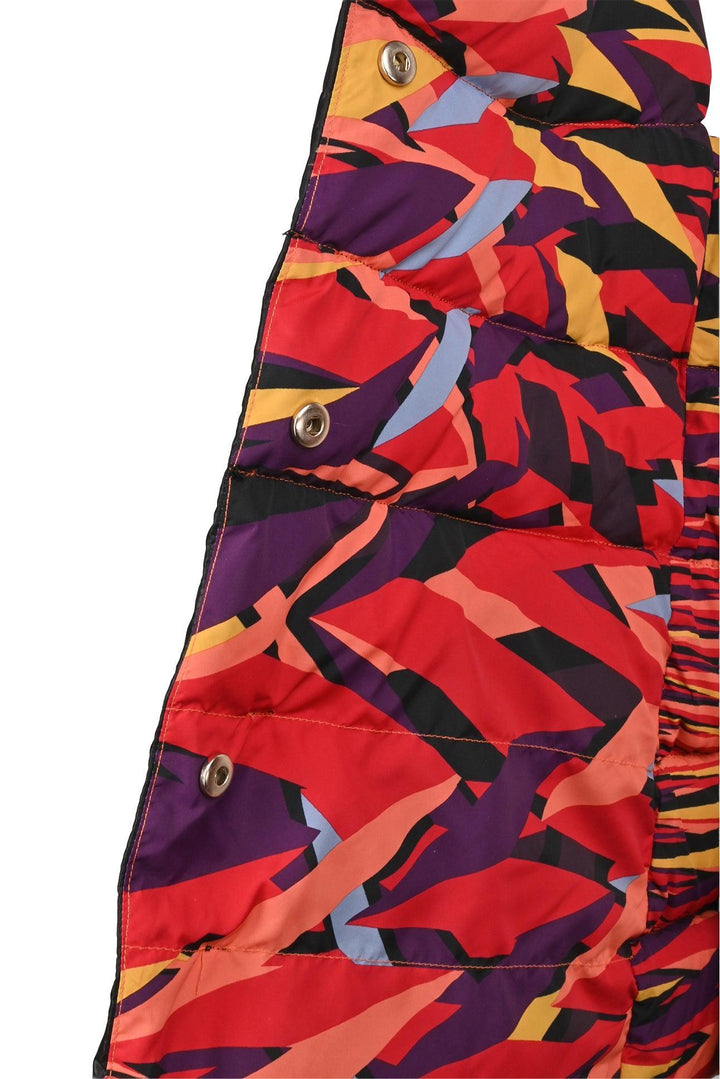 Missoni Size 42 Quilted Jacket with Knit Sleeves