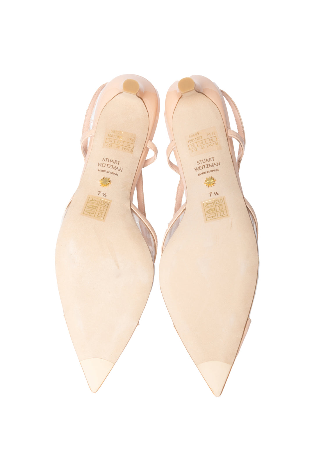 Stuart Weitzman Size 7.5 Mondrian 50 Slingback Pumps