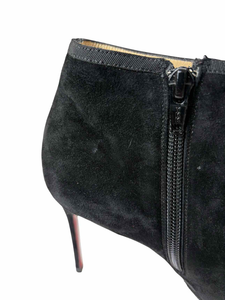 Christian Louboutin Suede Stiletto Size 38 Ankle Boots