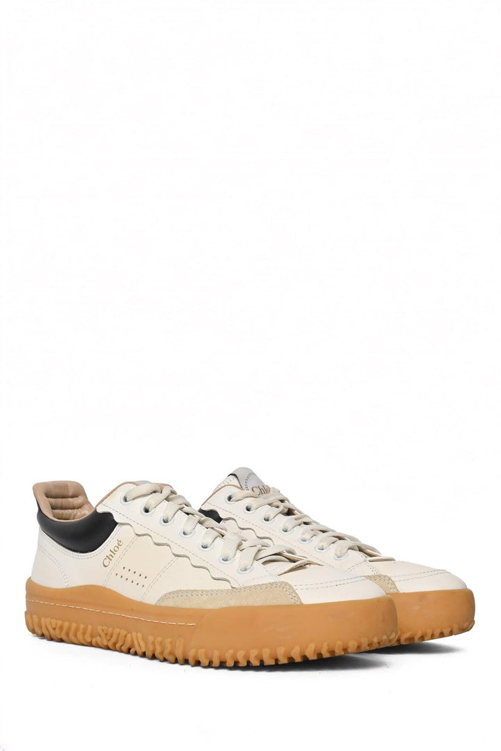 Chloe Size 37 Franckie Leather Sneaker