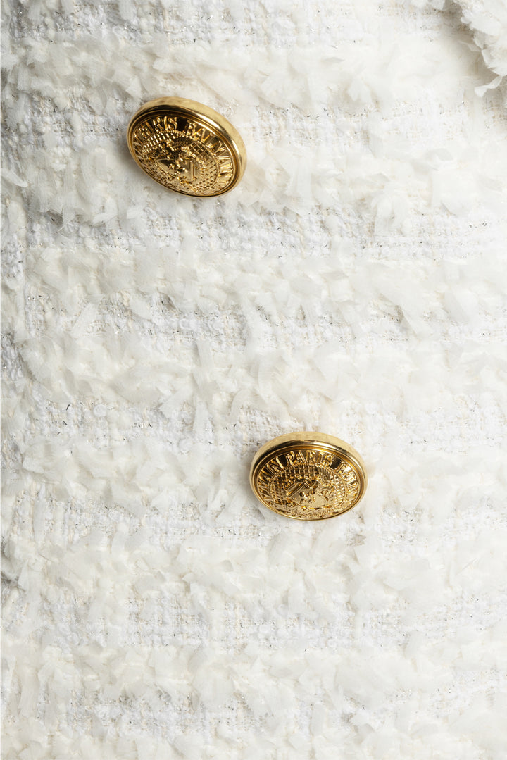 Balmain Size 36 Tweed Blazer