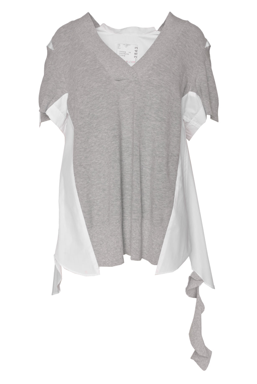 Sacai Size 2 Shirt Insert Knit Tops
