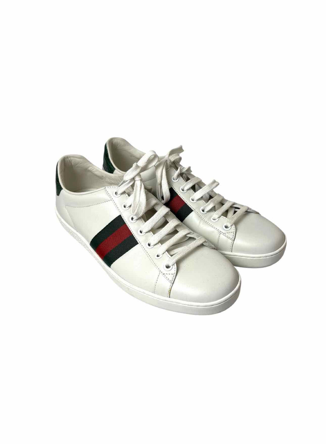 Gucci Size 39.5 Ace Leather Sneaker