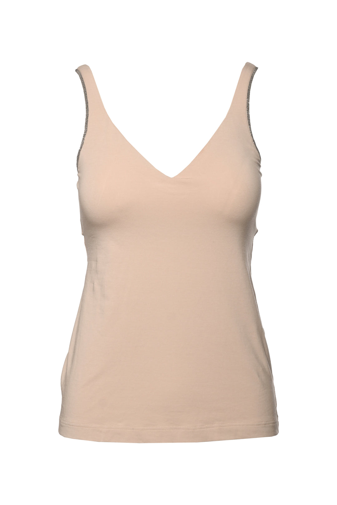 Brunello Cucinelli Size S/M Monili Trim Tank Top