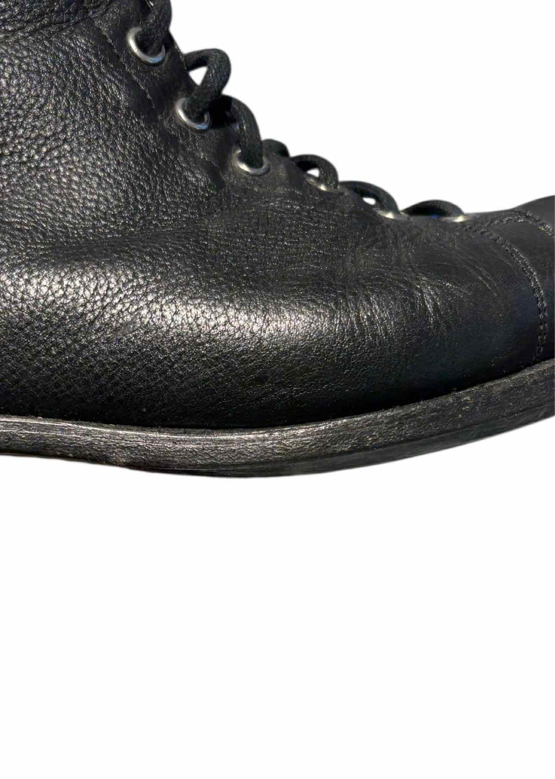 Fluevog Size 9 Ricard Leather Lace-up Ankle Boots