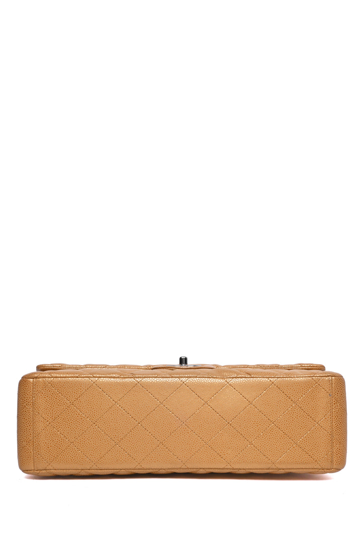 Chanel Maxi Classic Double Flap Caviar Shoulder Bag