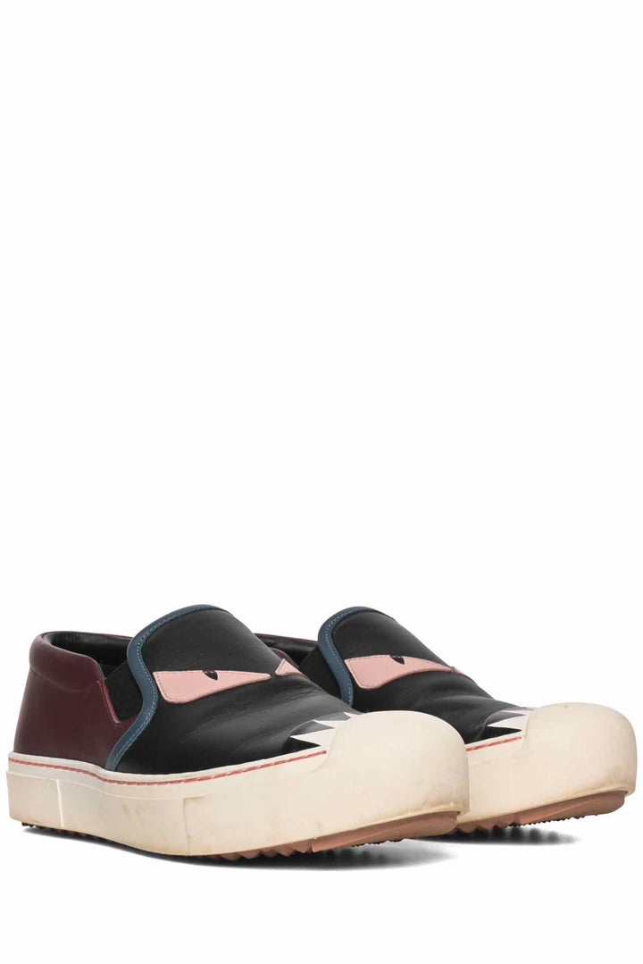 Fendi Size 36 Monster Slip On Sneaker