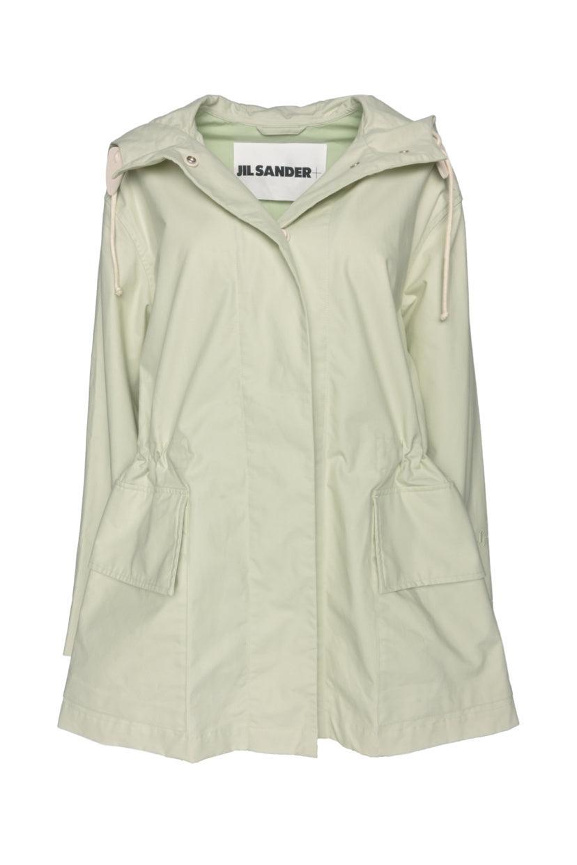 Jil Sander Size XS Cotton Hooded Lightweight Parka Coat