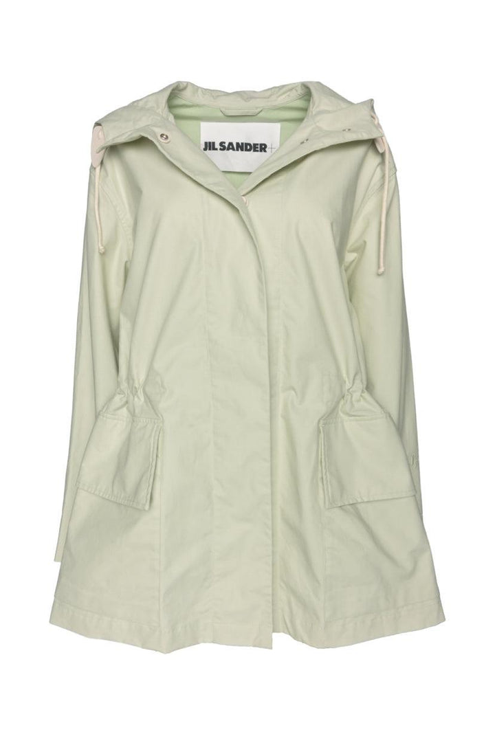 Jil Sander Size XS Cotton Hooded Lightweight Parka Coat