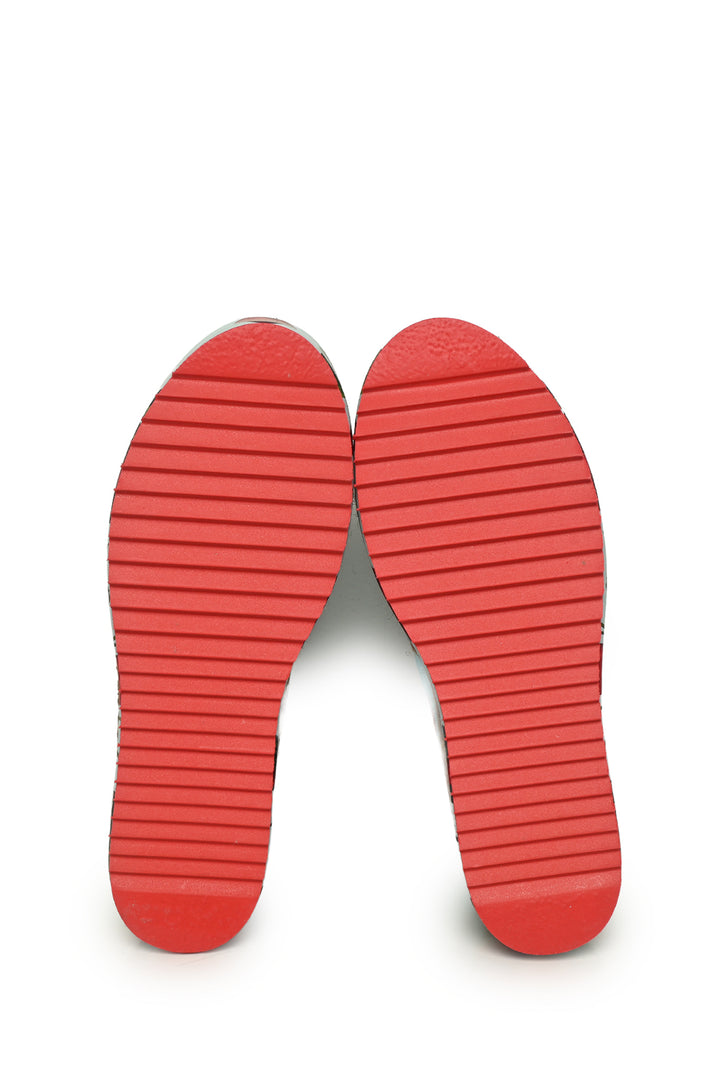 Dolce & Gabbana Size 36 Cherry Print Platform Espadrille Flats