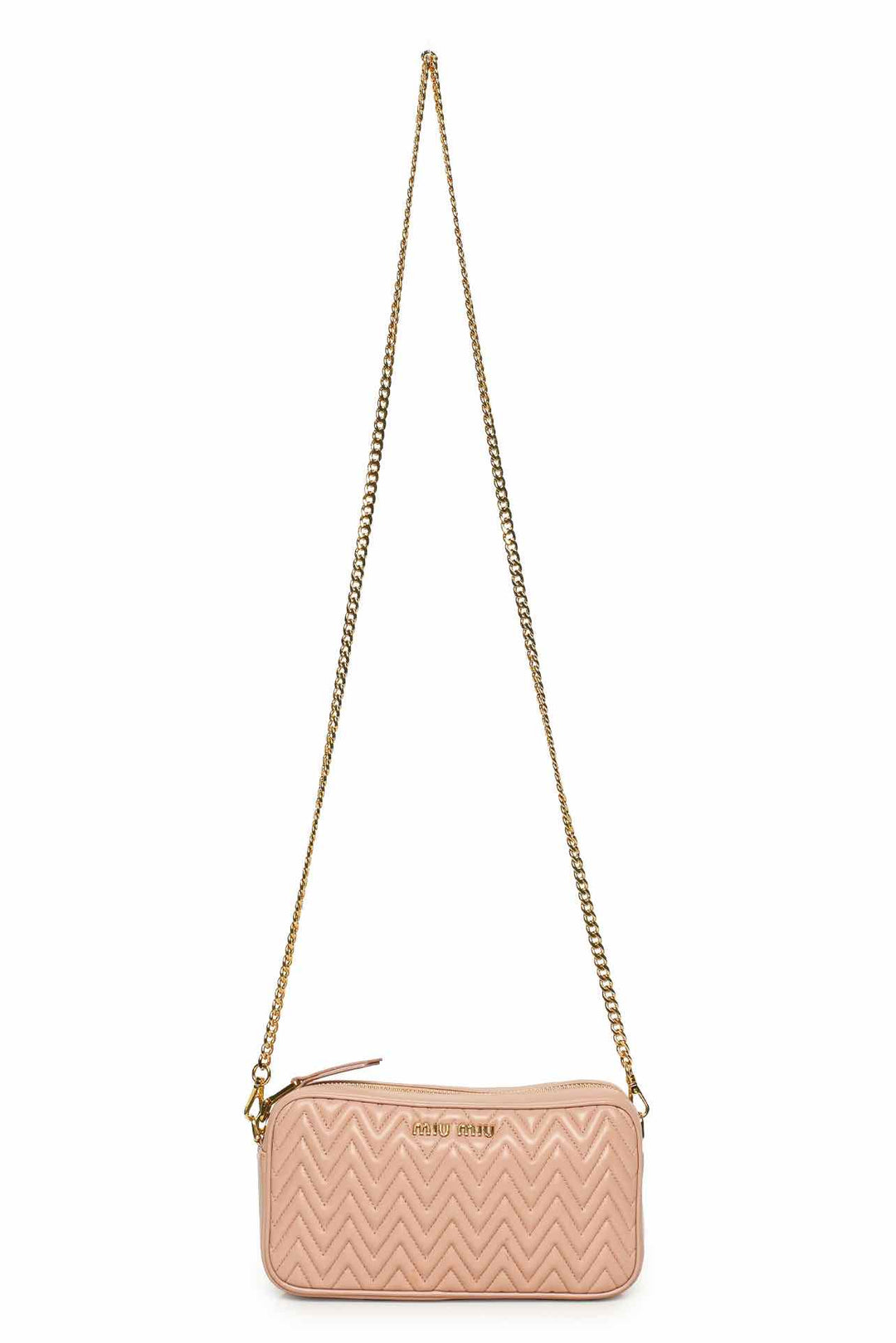 Miu Miu Matelasse Quilted Camera Crossbody
